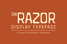 DW Razor Display Fonts