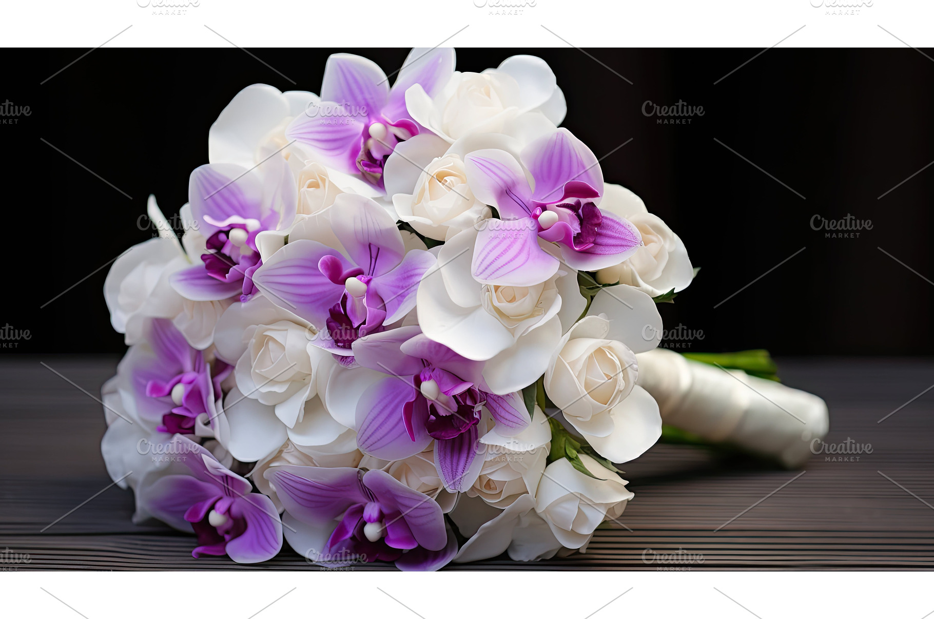 orchids white and purple ai, a Background Photo by pikepicture