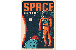 Space Exploring Astronaut