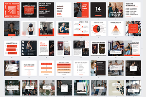 Fitness Canva Instagram Template