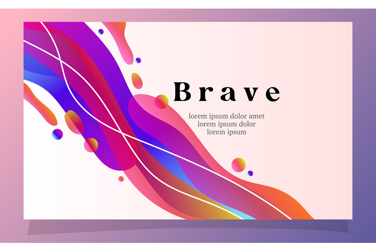 Abstract gradient background 20 set, a Decorative Illustration by foxndeer (Photo 3 of 4)