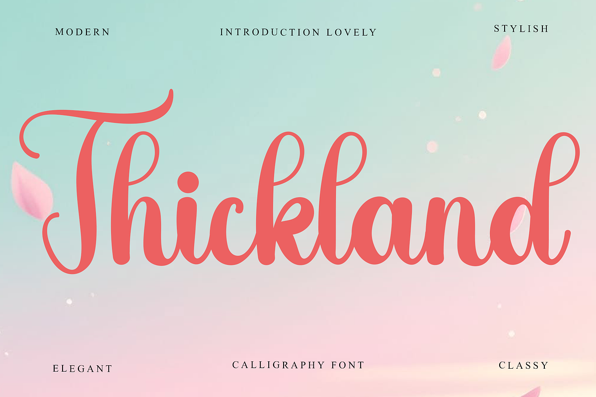 Thickland, a Handwritten Font by FreshTypeINK (Photo 1 of 8)