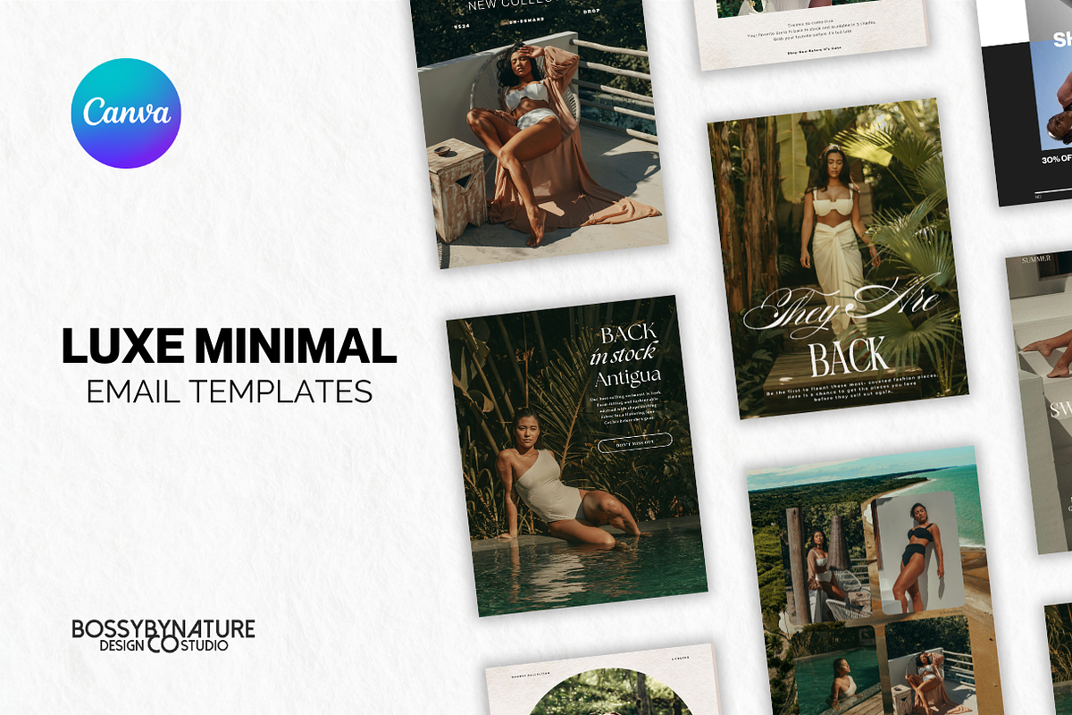 LUXE MINIMAL | Email Templates Canva, a Templates & Theme by BossyByNature Designs (Photo 2 of 5)