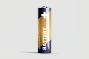 Battery AA Mock-up, a Product Mockup by zippypixelstudio (Thumbnail 2 of 9)