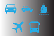 Transportation icon design template, a Solid Icon by Sumberpangan (Thumbnail 3 of 3)