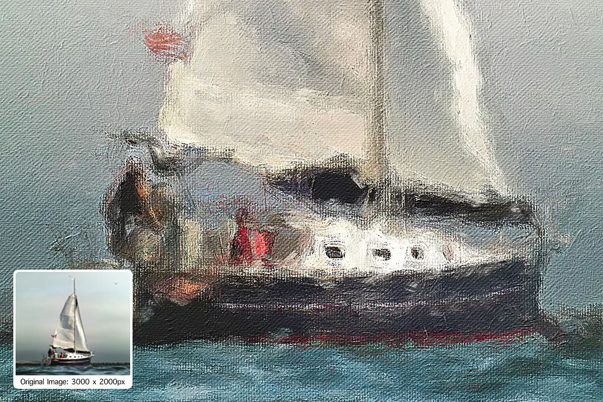Impression Realistic Painting Effect, an Action Add-On by DesignRocket (Photo 4 of 7)
