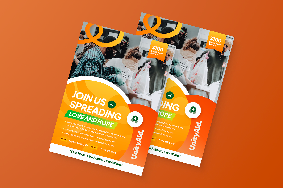 Global Fundraising Flyer, a Flyer Template by MMPixelCraft (Photo 5 of 6)