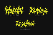 Valaseh, a Script Font by pineungtype (Thumbnail 3 of 7)