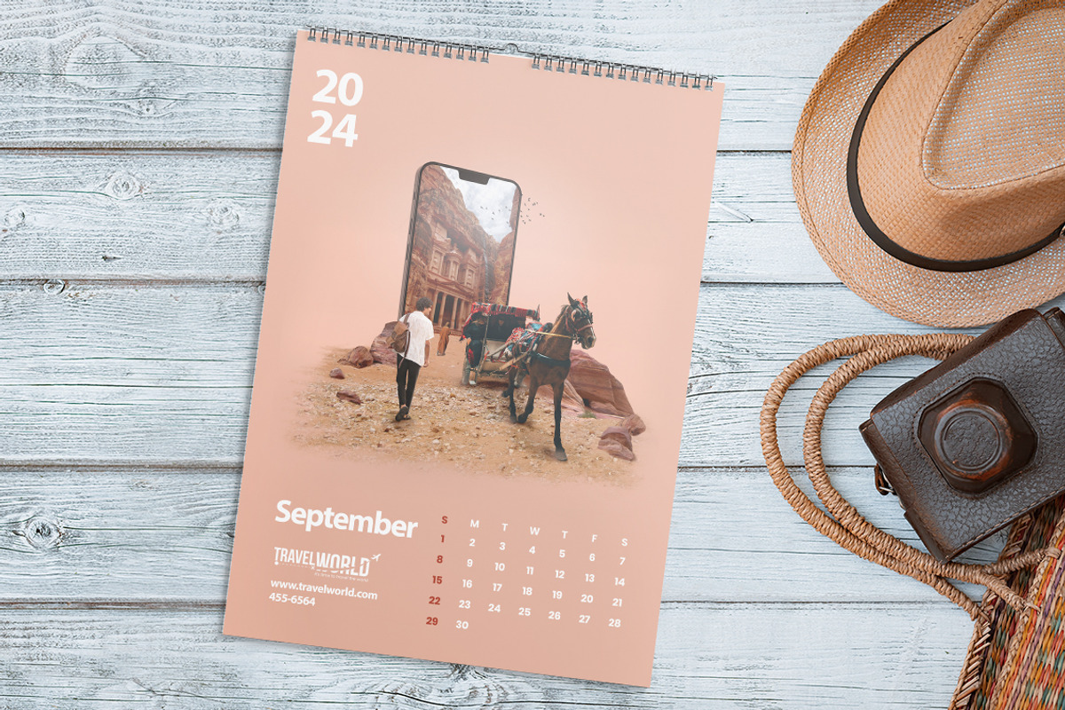 Calendar Mockup, a Graphic by rebrandy (Photo 4 of 8)