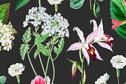 Blue Vintage Botanical Pattern, a Pattern Graphic by likorbut (Thumbnail 12 of 14)