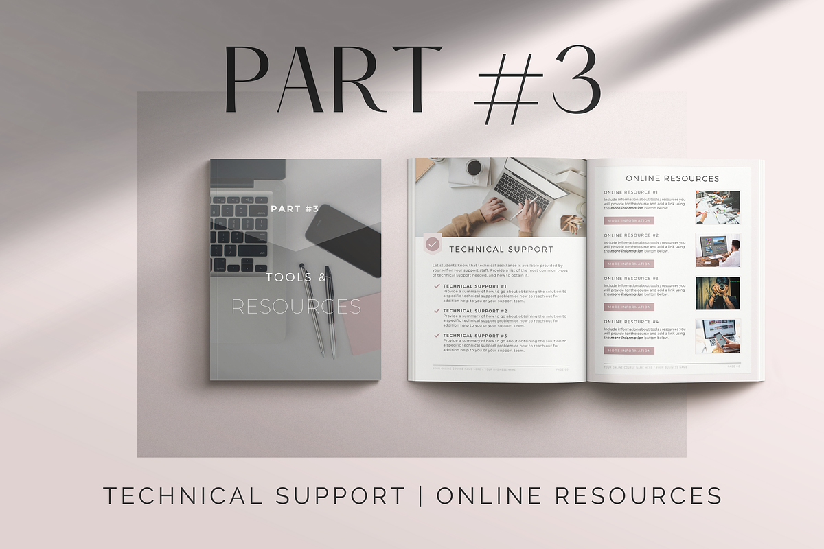 Online Course Welcome Packet | Canva, a Brochure Template by Designs by ...