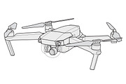 2 Pack-Mavic & Inspire vector drones, an Object Graphic by Stypeface (Thumbnail 3 of 3)