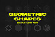 Modern & Abstract Geometric Shapes, an Outline Icon by Creative Zeune (Thumbnail 1 of 3)