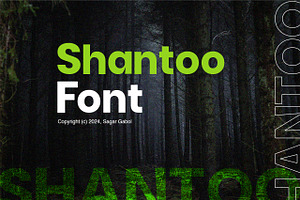 Shantoo - A Bold Sans Serif Font