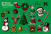 Retro Holiday Illustrations, a Seasonal Illustration by Mutant Lagoon (Thumbnail 2 of 5)