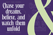 Wafterlic Modern Display Serif, a Serif Font by timelesstype.co (Thumbnail 7 of 20)