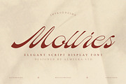 Mollies - Elegant Script Font, a Script Font by Almeera Std (Thumbnail 1 of 10)