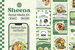 Sheena Healthy Food Canva Template