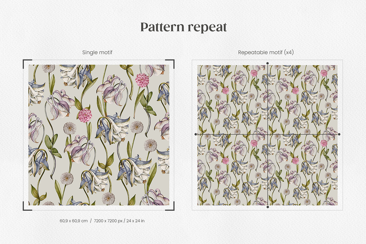 Eternal Bloom Elegant Floral Pattern, a Pattern Graphic by Yello_illustration (Photo 3 of 14)