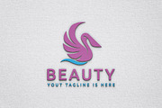 Pink Beauty Pelican Bird Animal Logo, a Branding & Logo Template by jongcreative (Thumbnail 1 of 4)