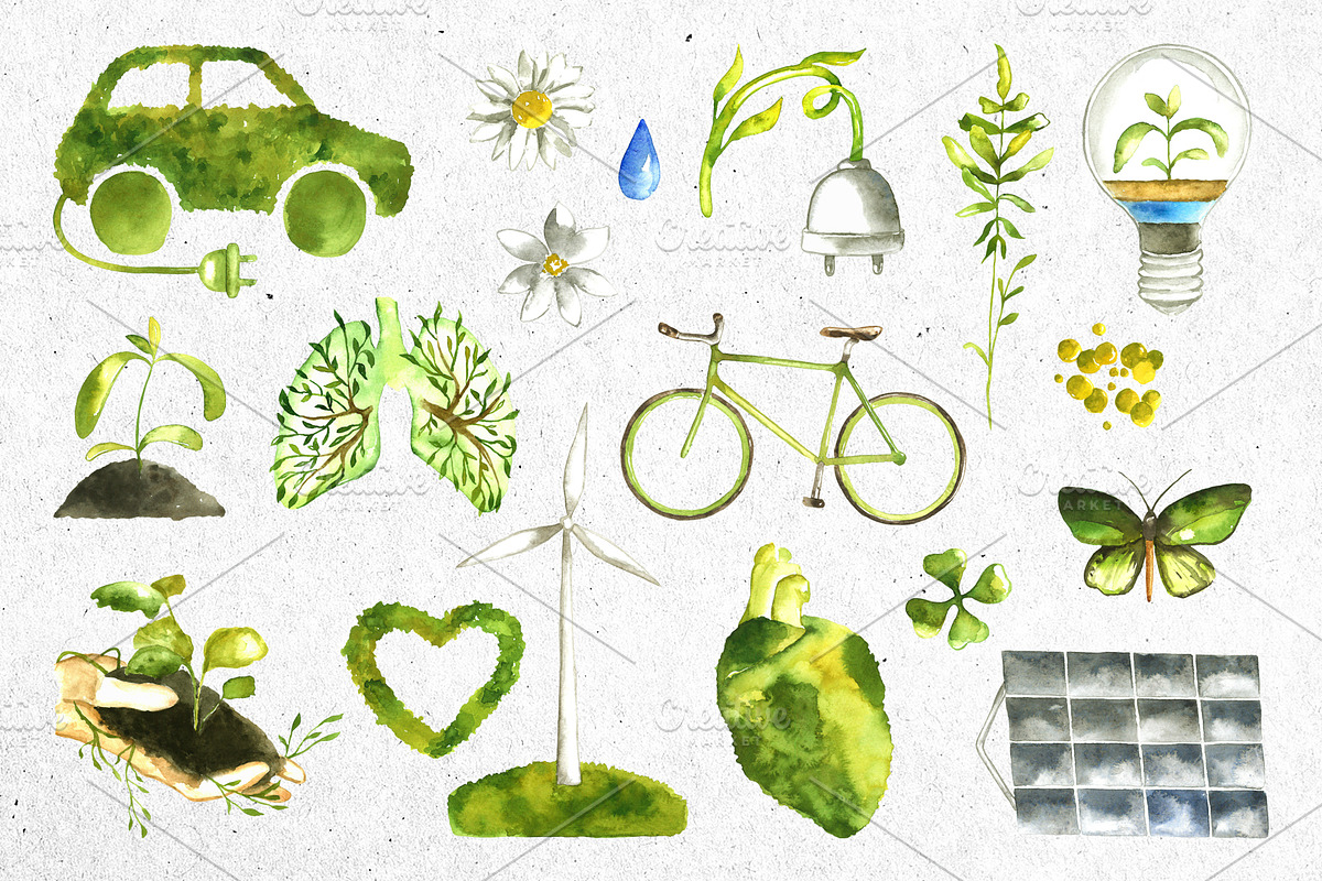 Ecological Sustainability Collection, an Education Illustration by foxsong (Photo 4 of 12)