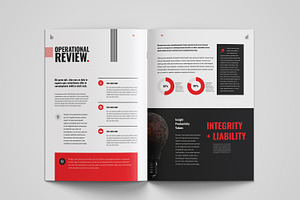 Annual Report Company Dark Light