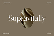 Supravitally Luxury Serif Font, a Serif Font by UICreative (Thumbnail 1 of 12)