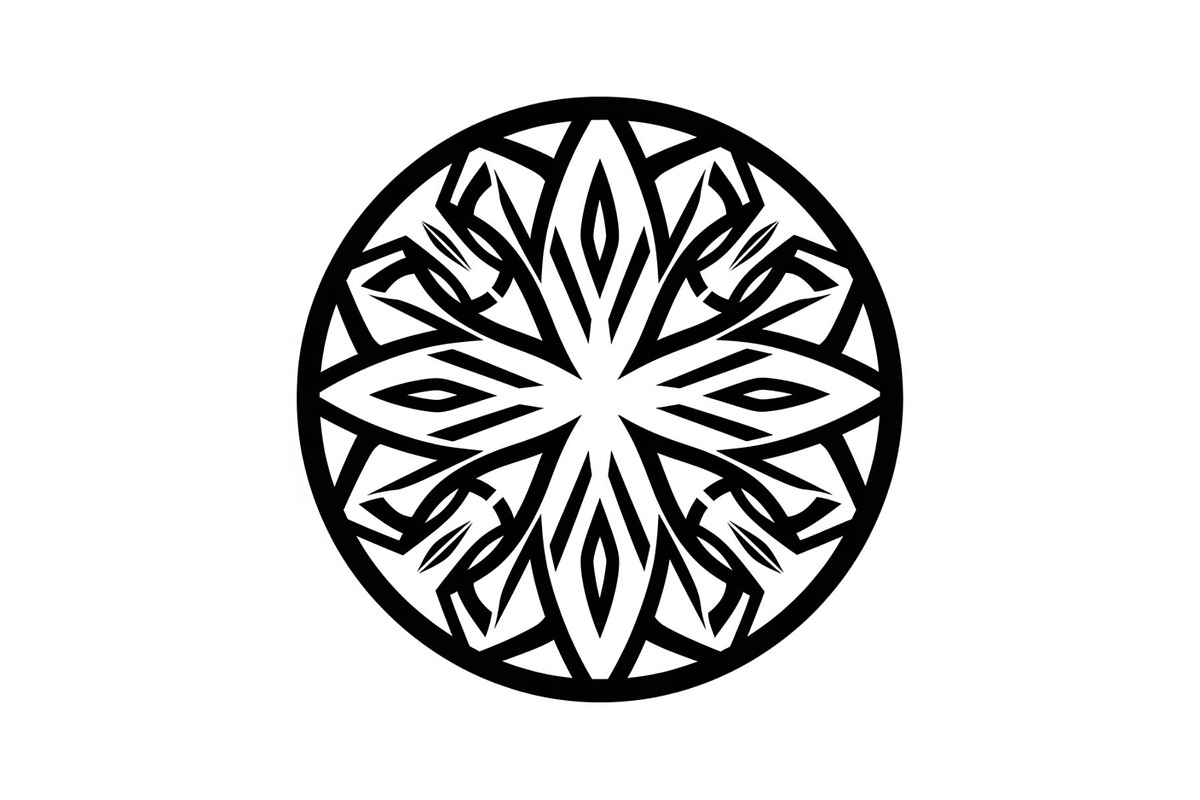 Mandala Circle Ornament Vector Bundl, an Illustration by Gaye Art (Photo 9 of 51)