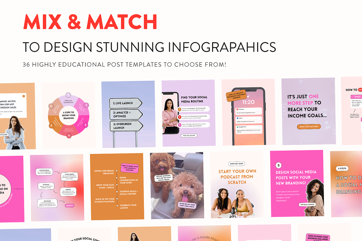 Step-by-Step Instagram Posts Pack, a Social Media Template by My Social Boutique (Photo 6 of 8)