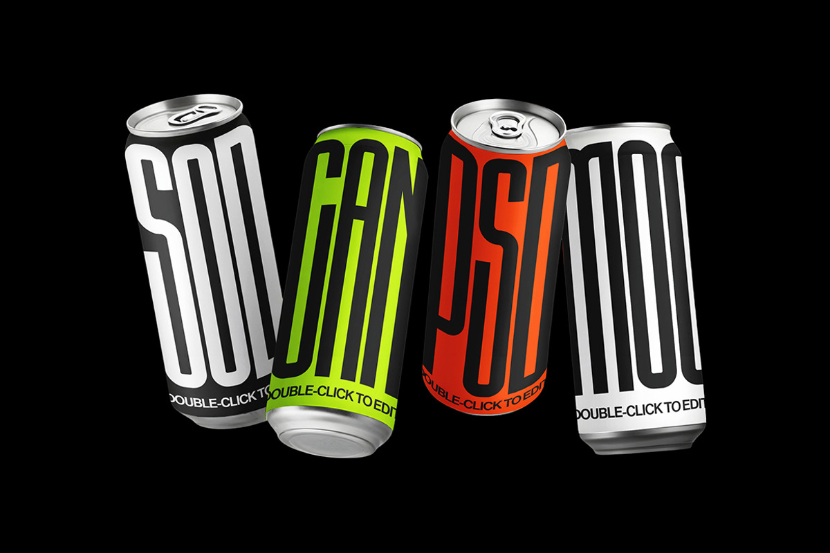 Metal Soda Can Mockup, a Product Mockup by Lemockup (Photo 4 of 4)