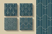 Geometric Art Deco Patterns, a Pattern Graphic by Firowerk (Thumbnail 3 of 9)