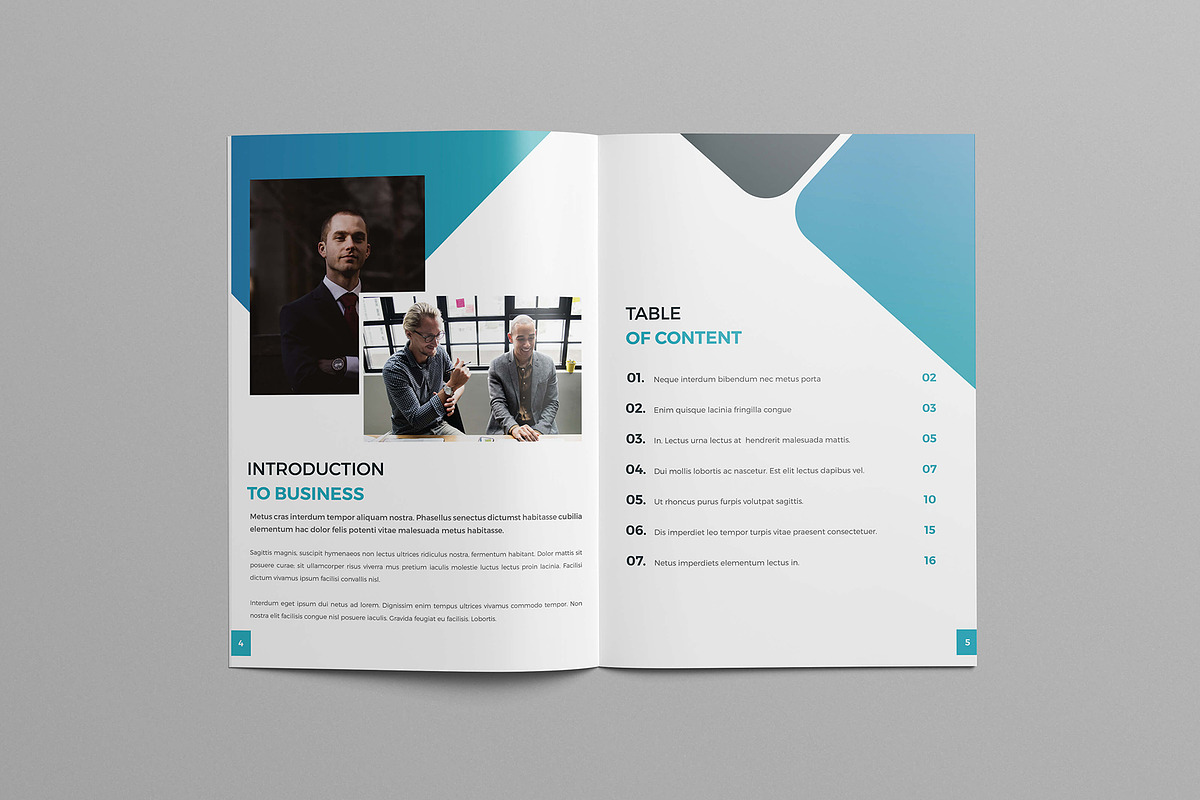 A4 Brochure Template, a Brochure Template by Divergent Studio (Photo 4 of 8)