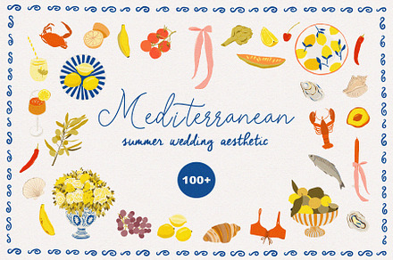 Mediterranean Summer aesthetic, an Object Graphic by lokko studio