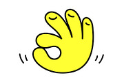 Ok. Hand sign. Gesture fingers, a Person Illustration by Foxys Graphic (Thumbnail 2 of 3)