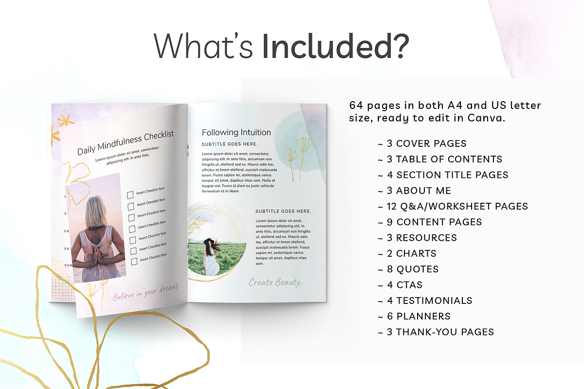 Coaches Workbook & eBook | Canva, a Magazine Template by Galaxybomb (Photo 4 of 18)