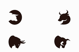 Bull Taurus Logo icon Template, an Object Graphic by T.Vooka