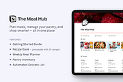The Meal Hub - Notion Meal Planner, a Templates & Theme by mimu creates (Thumbnail 1 of 5)