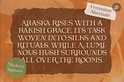 Prana - Sacred Vintage Duo, a Serif Font by Setara Langit CreativeStd (Thumbnail 5 of 12)