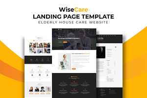 WiseCare- Elderly care HTML Template, a Bootstrap Template by nandinigraphics