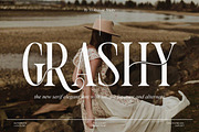 Grashy || Elegant Serif Font, a Serif Font by Idea Studio (Thumbnail 1 of 10)