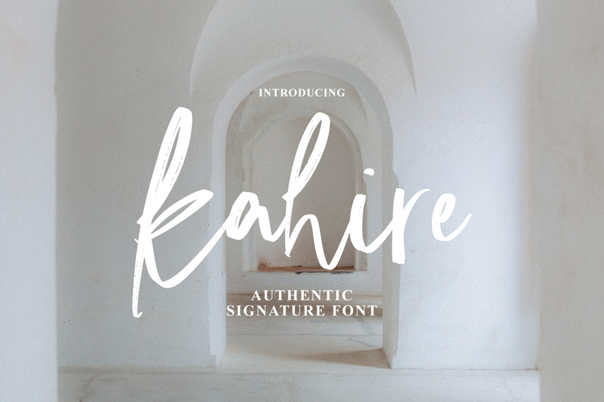 Kahire Brush, a Handwritten Font by Eltypesstudio (Photo 1 of 11)