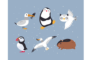 Cute Arctic Animal from Northern, an Animal Illustration by TopVectors