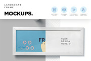 Landscape Frame Mockups, an Advertising Mockup by megostudi0 (Thumbnail 2 of 7)
