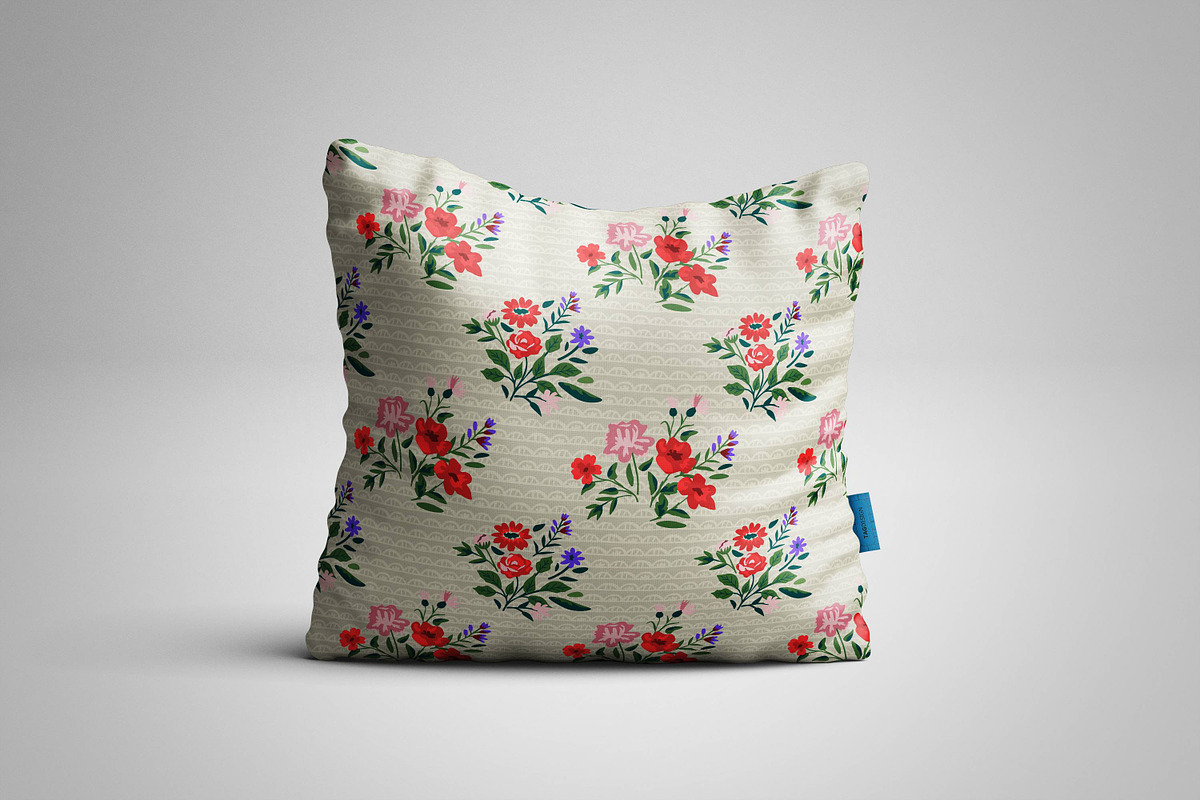 Seamless floral pattern, a Pattern Graphic by elyomys (Photo 2 of 3)