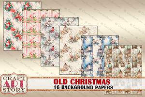 Kit Backgrounds Old Christmas