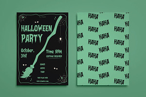 Halloween Party Flyer, a Flyer Template by FaraHelal