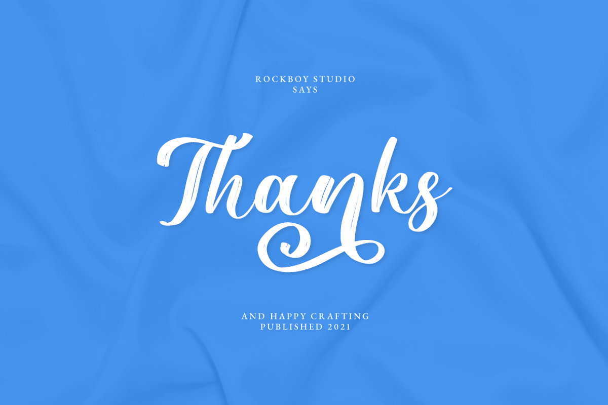 Rougilio - Brush Font, a Handwritten Font by RockboyStd (Photo 12 of 12)