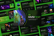 Musifest Music Concert Keynote, a Presentation Template by kerismaker (Thumbnail 1 of 10)
