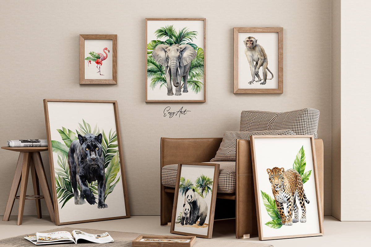 Safari Watercolor Collection, a Graphic by EasyArt (Photo 6 of 11)