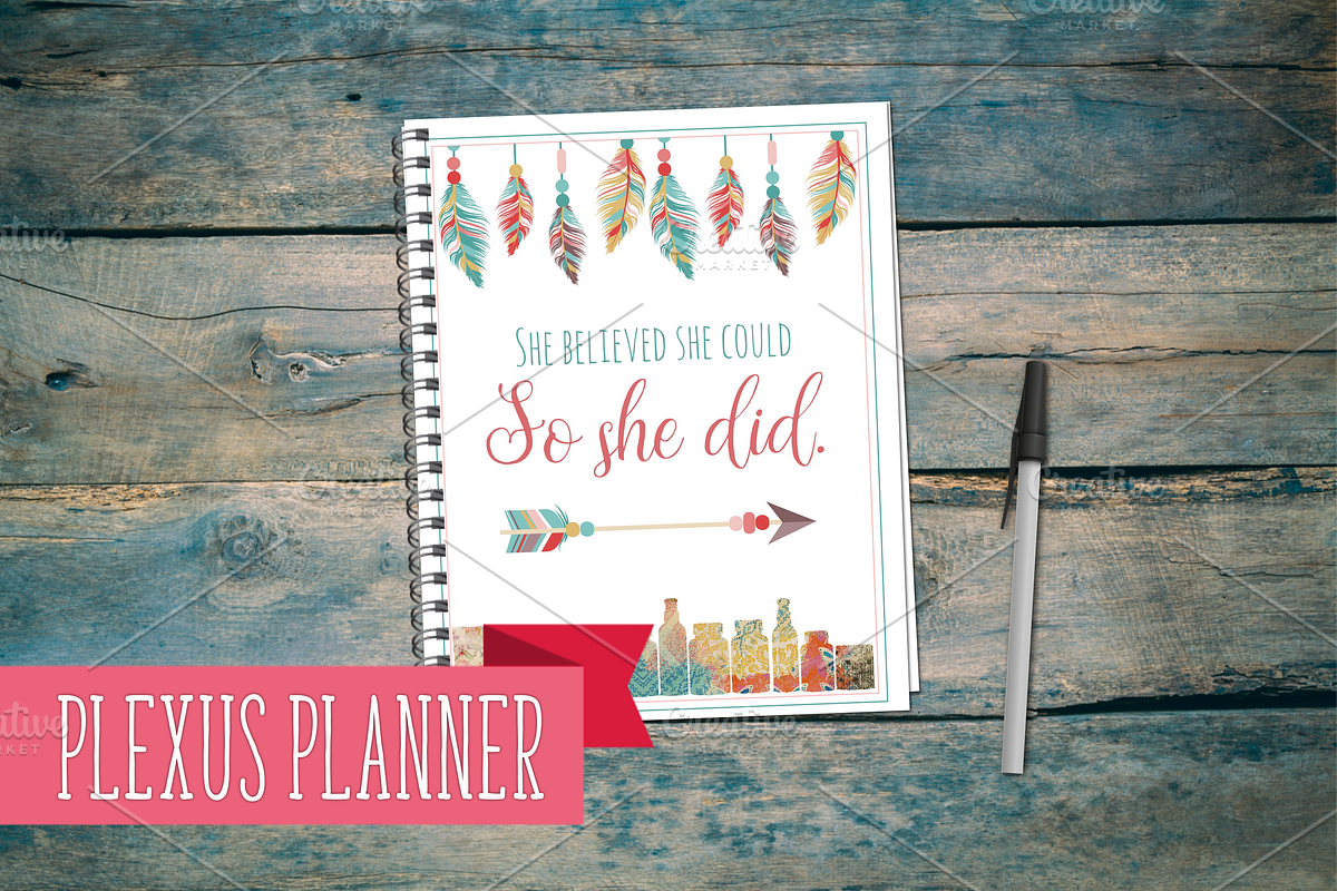 2021 Plexus Planner - Boho, a Stationery Template by Genesis Printables (Photo 1 of 2)